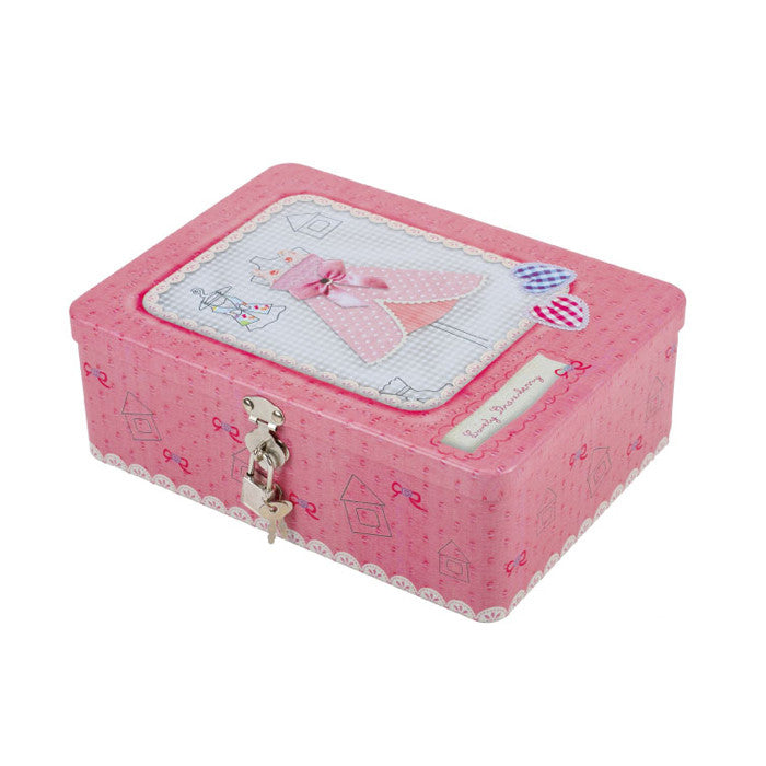 Rectangular Solid Lid  Storage Tin with Lock - Ld Packagingmall