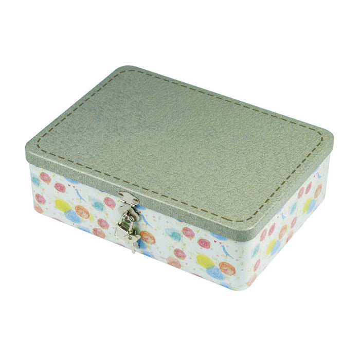 Rectangular Solid Lid  Storage Tin with Lock - Ld Packagingmall