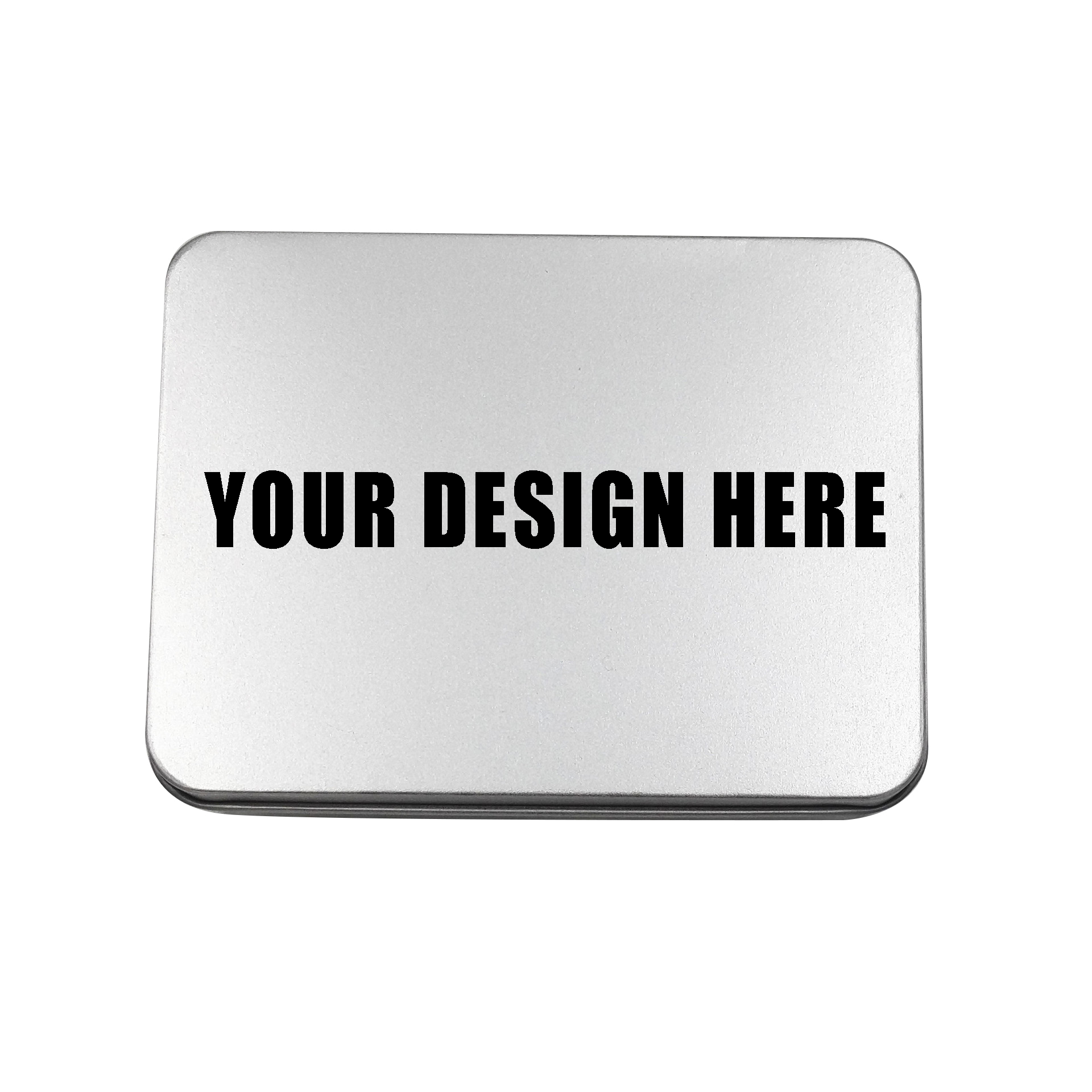 Wholesale Stock Plain & Printed Rectangular Gift Tin Box With Solid Lid/ L88 x W60 x H18(mm)