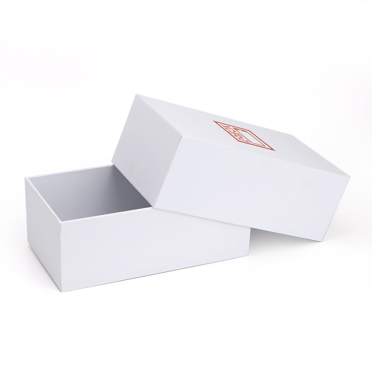 White sturdy gift box with lift lid - Ld Packagingmall