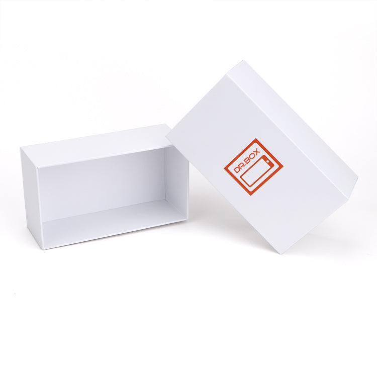 White sturdy gift box with lift lid - Ld Packagingmall