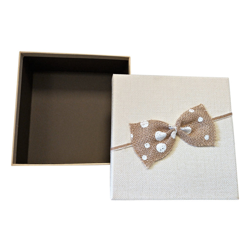 Luxury Rigid Square Gift Box with Bow ( Set of 3) - Ld Packagingmall