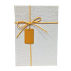 Luxury Rigid Rectangular Gift box with Bow and Tag - Ld Packagingmall