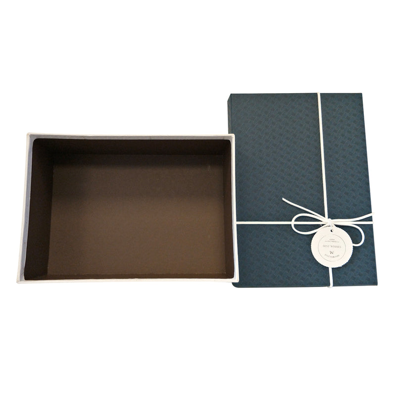 Luxury Rigid Rectangular Gift Box with Bow and Tag - Set of 3 - Ld Packagingmall