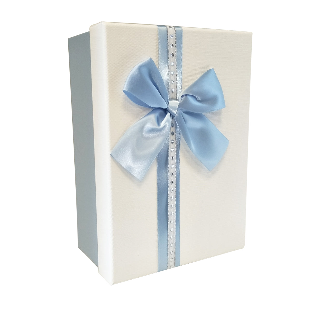 Luxury Rigid Rectangular Gift Box with Ribbon and Bow- Set of 3 - Ld Packagingmall