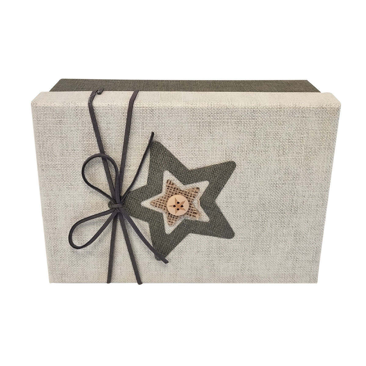 Luxury Rigid Rectangular Gift Box with Handmade Star - Set of 3 - Ld Packagingmall