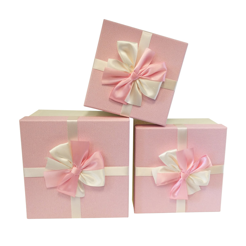 Luxury Rigid Gift Box with Bow - Ld Packagingmall