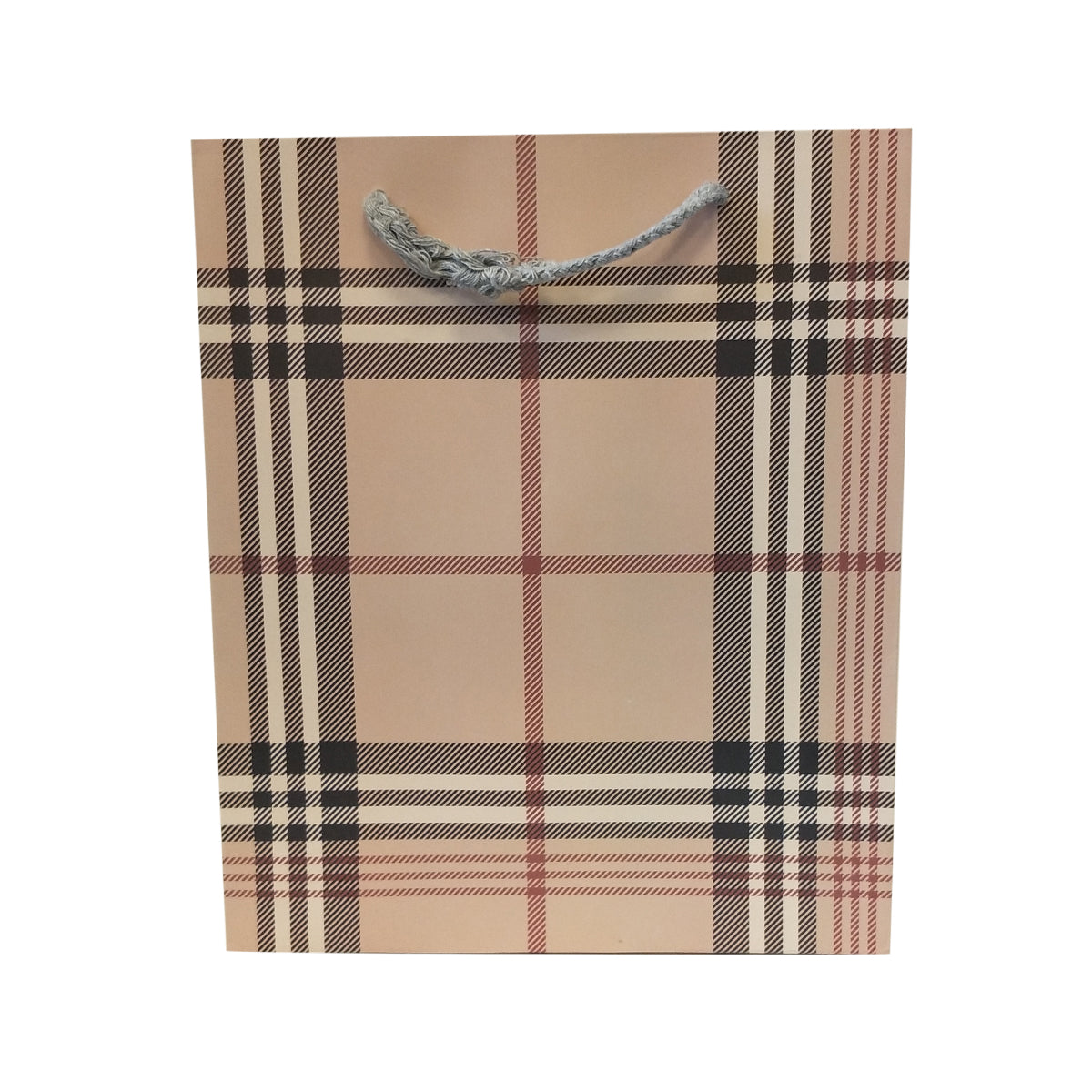 Checkered Print Gift Carrier Bag - Ld Packagingmall