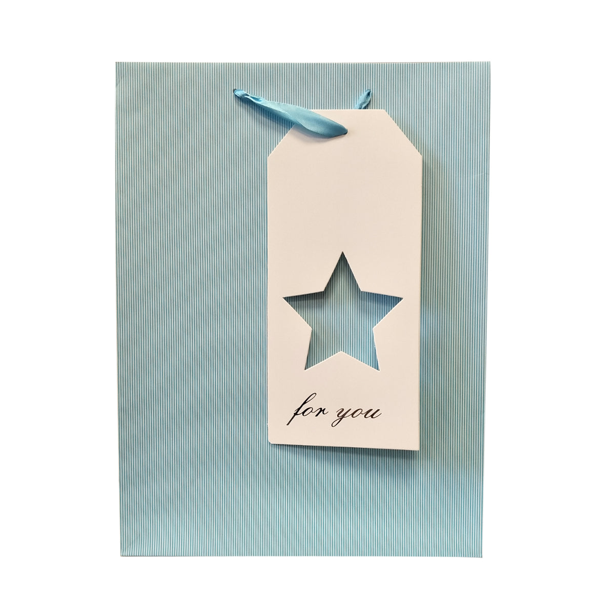Gift Carrier Bag with Cut Gift Tag - Ld Packagingmall