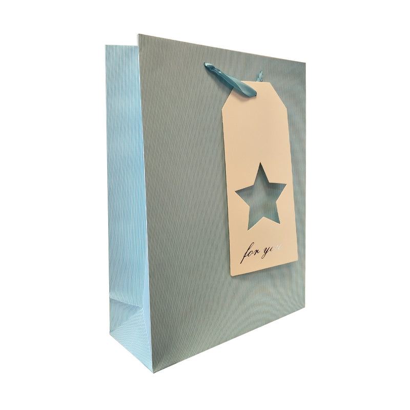 Gift Carrier Bag with Cut Gift Tag - Ld Packagingmall