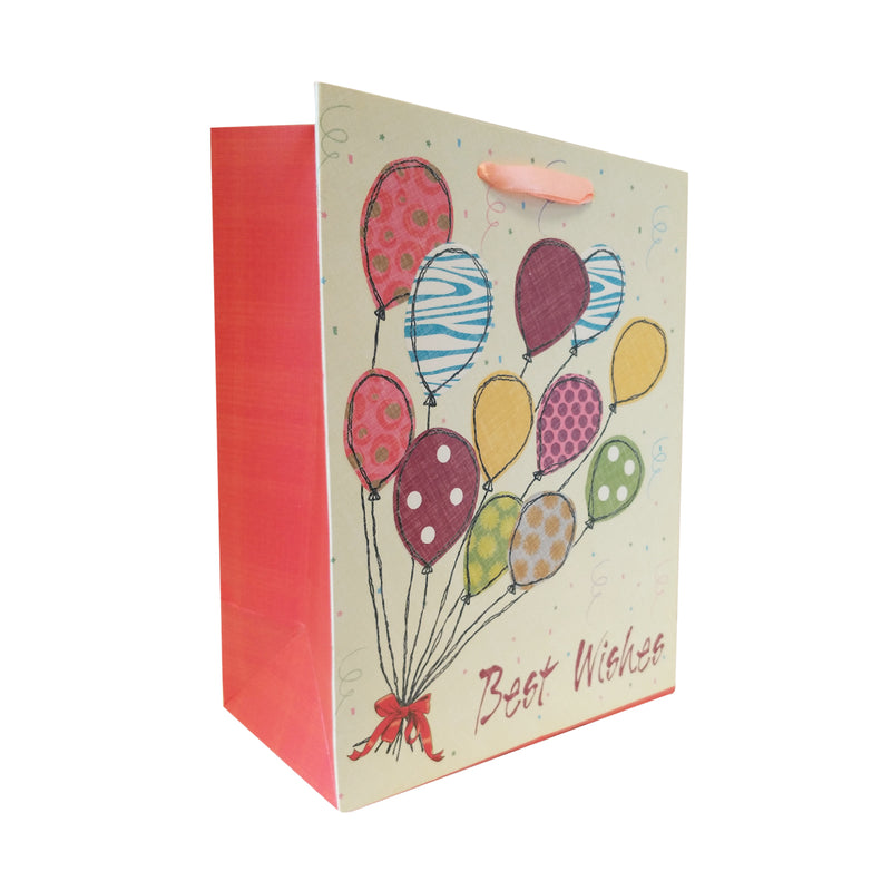 Embossing Gift Carrier Bag with Ribbon Handle - Ld Packagingmall