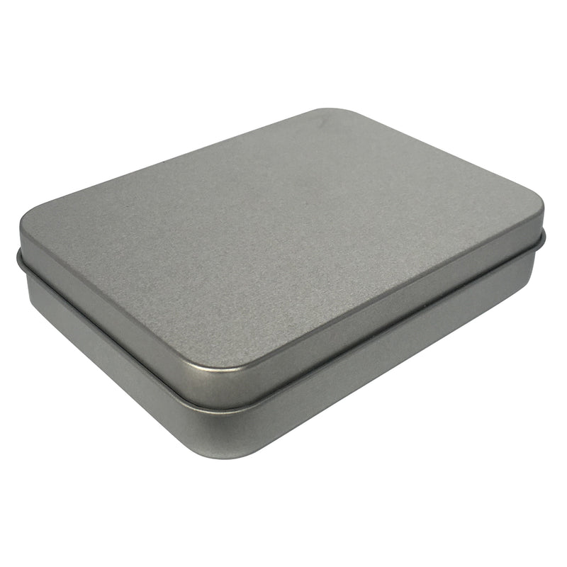 Sample of 100pcs Sliver Rectangular Gift Tin Box/ Item Ref: RMTB0005