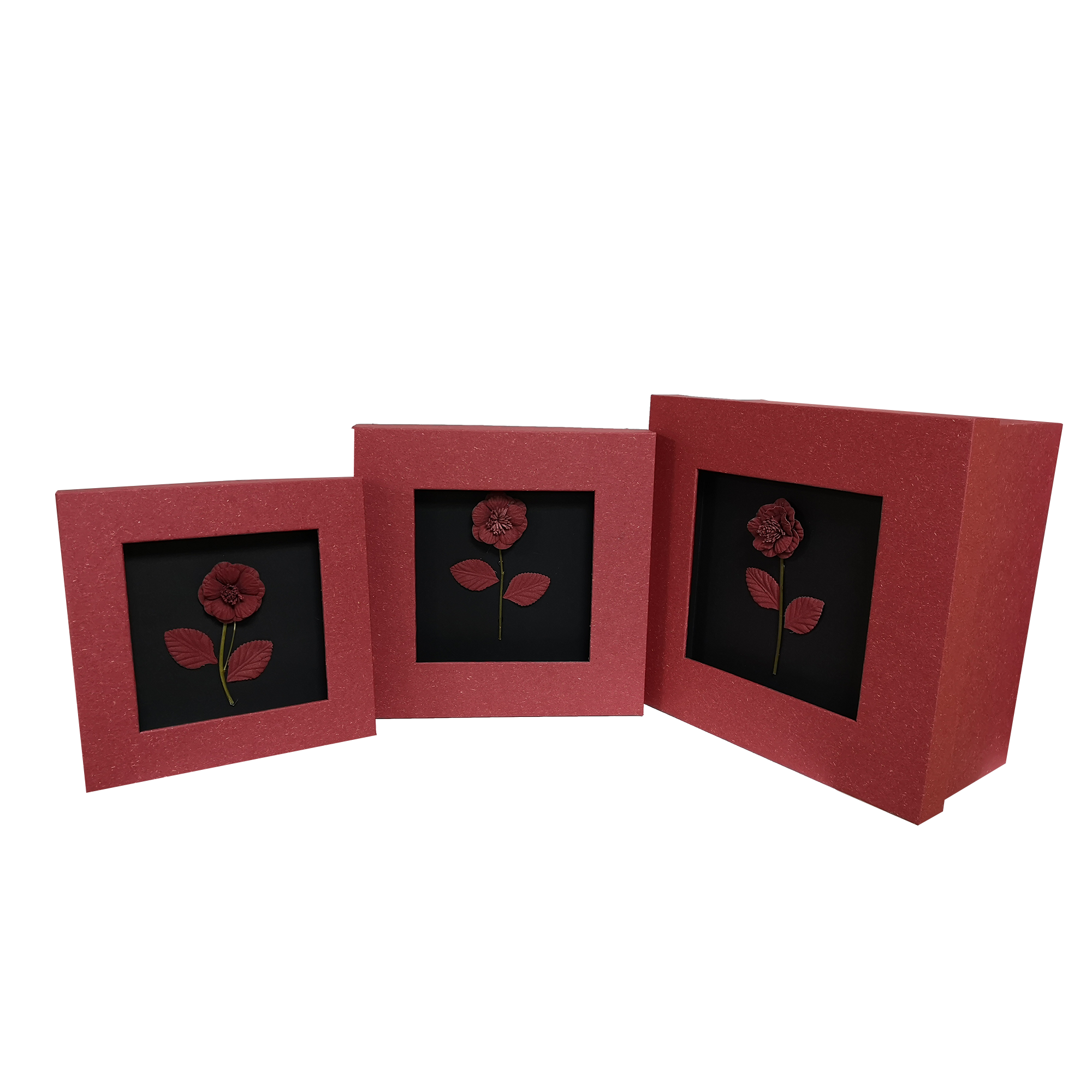 Square Rigid Handmade Flower Gift Box