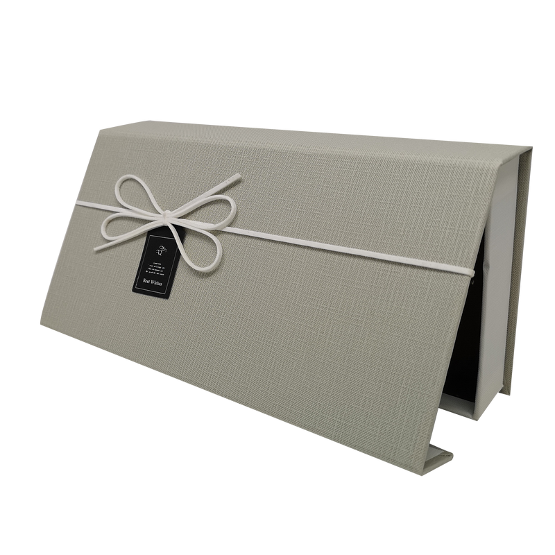 Rectangular Rigid Magnetic Gift Box with Ribbon and Bow