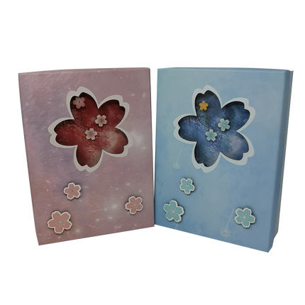 Blossom Pattern with Confetti Gift Box