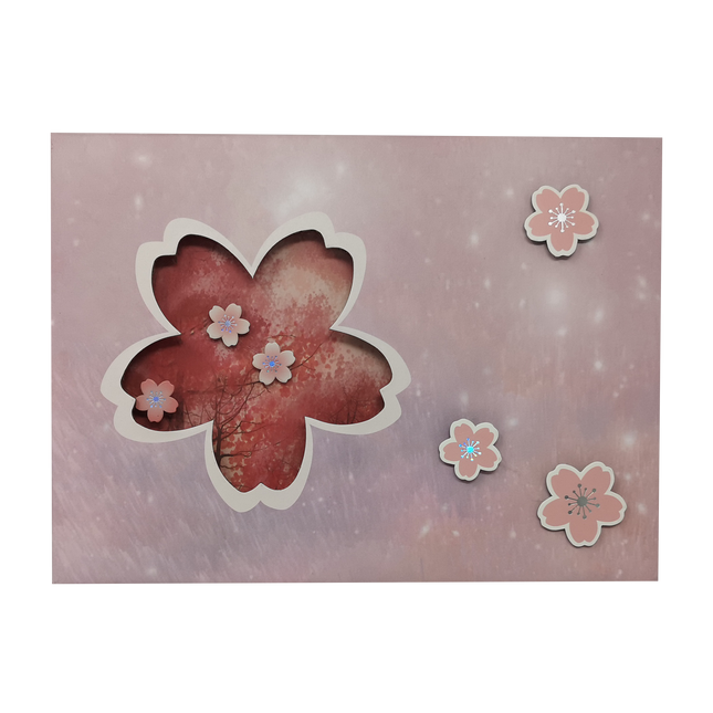 Blossom Pattern with Confetti Gift Box