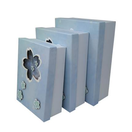 Blossom Pattern with Confetti Gift Box