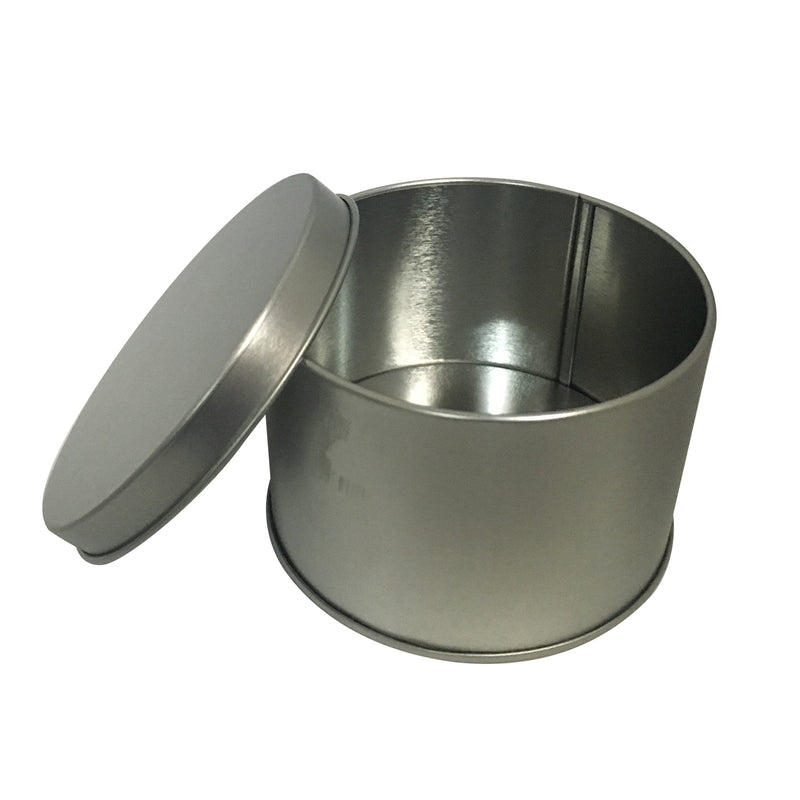 Sample of 100pcs Medium Round Gift Tin Box With Solid Lid/ Window Lid/ EVA Foam Inserts/ Item Ref: RMTB00011