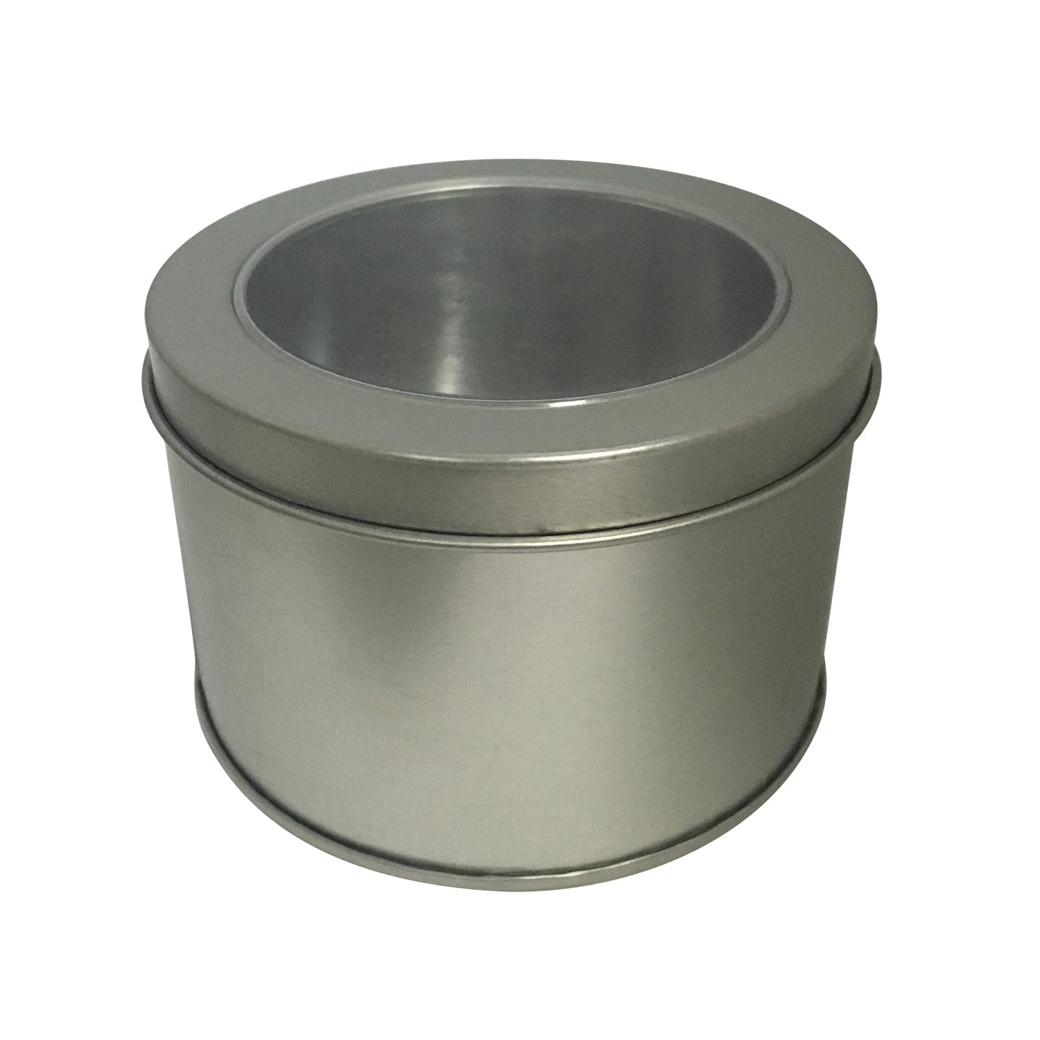 Sample of 100pcs Medium Round Gift Tin Box With Solid Lid/ Window Lid/ EVA Foam Inserts/ Item Ref: RMTB00011