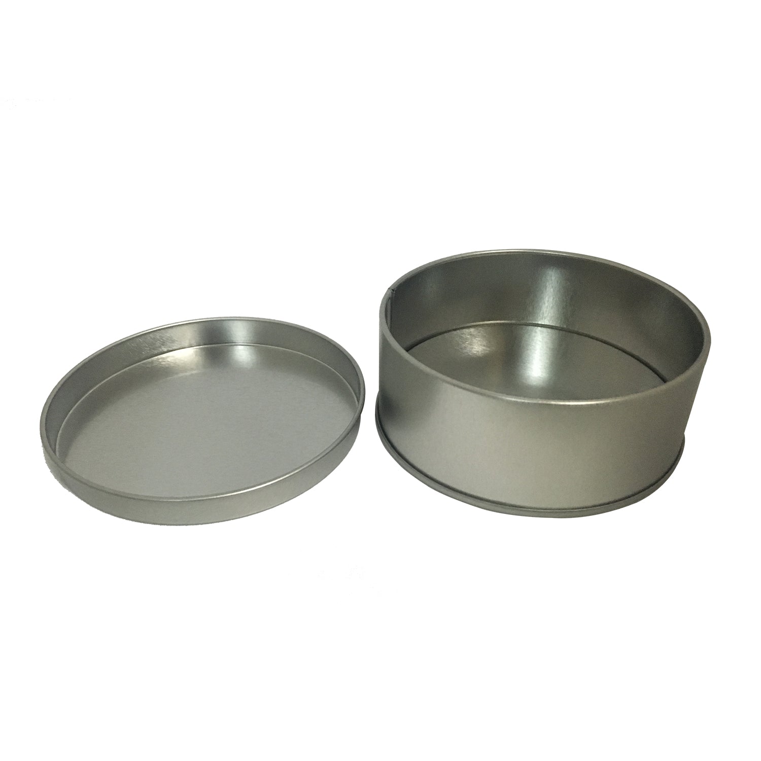 Sample of 100pcs Medium Round Gift Tin Box With Solid Lid/ Window Lid/ EVA Foam Inserts/ Item Ref: RMTB00011