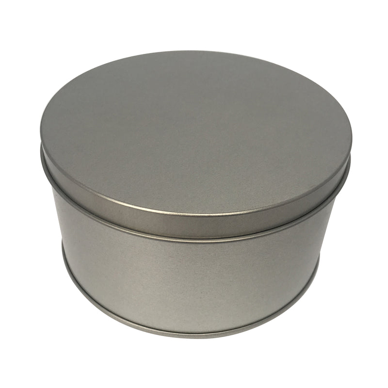 64pcs Large Round Gift Tin Box With Solid Lid/ Dia120mm x H65mm