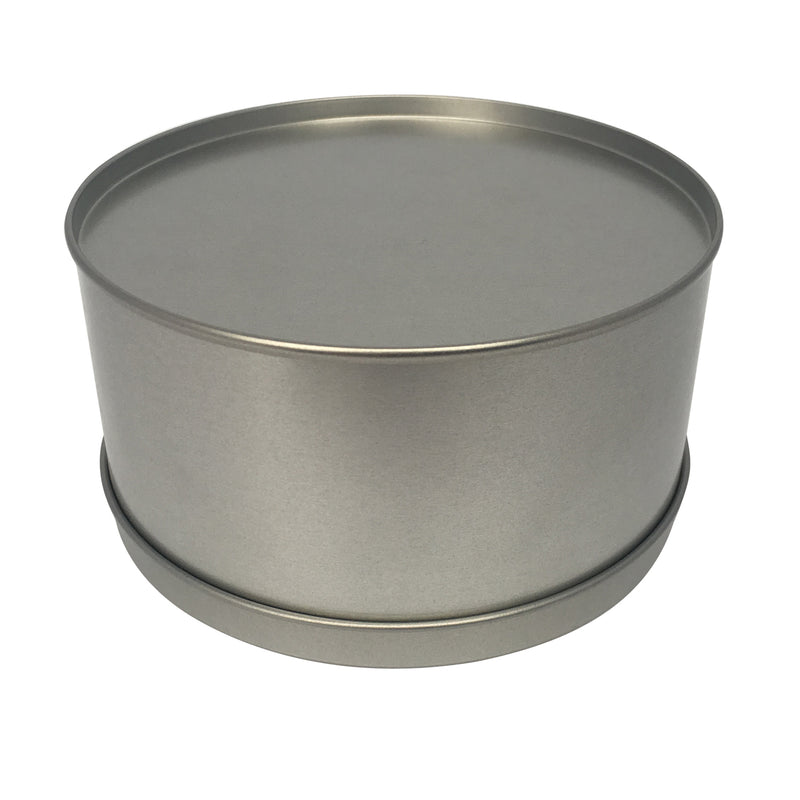 64pcs Large Round Gift Tin Box With Solid Lid/ Dia120mm x H65mm