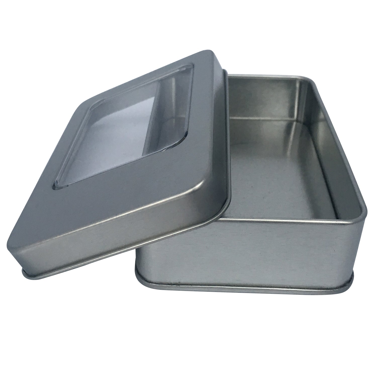 140pcs/100pcs Sliver Rectangular Gift Tin Box / L107 x W72 x H30/40(mm)