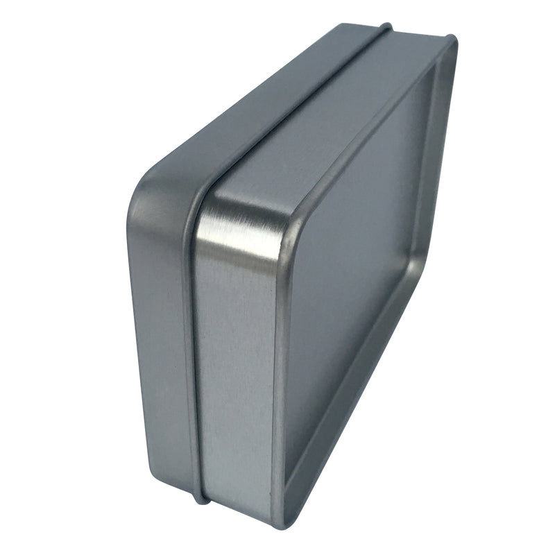 Sample of 140pcs/200pcs Sliver Rectangular Gift Tin Box With Solid Lid/ Window lid (Item Ref: RMTB0004)