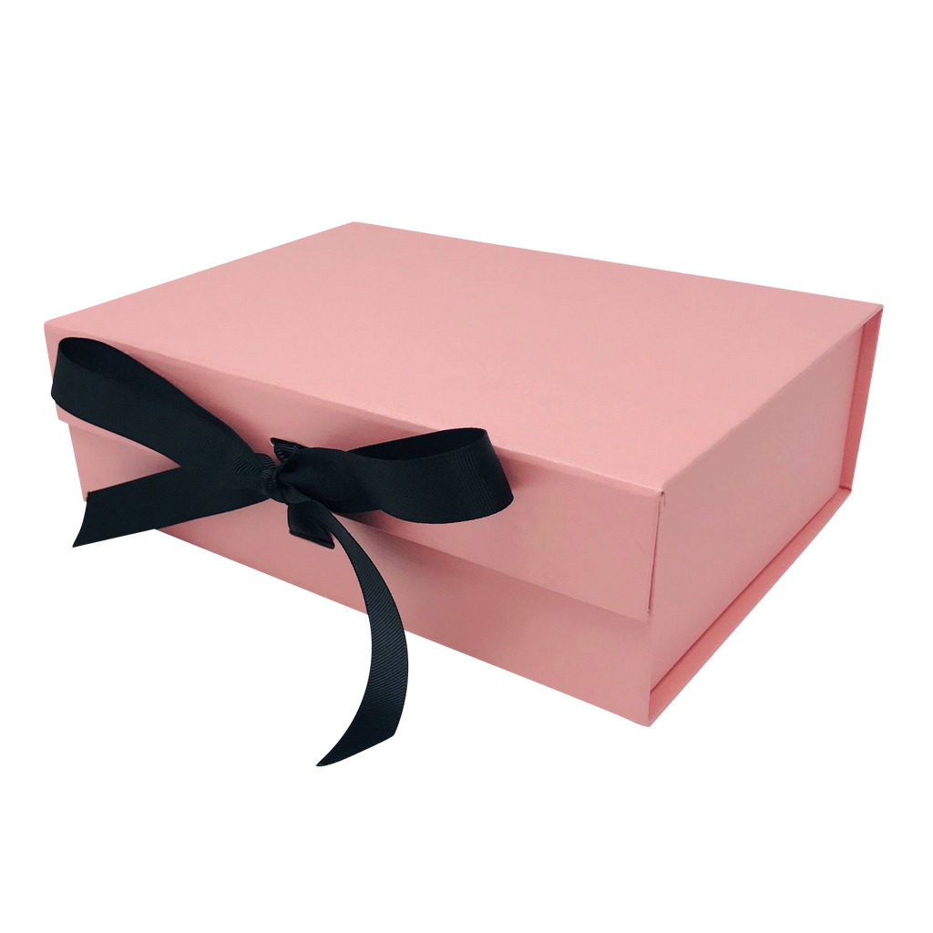 A4 Pink Magnetic Gift Box (Single & Bulk Packs) – Luxury Foldable Hamp