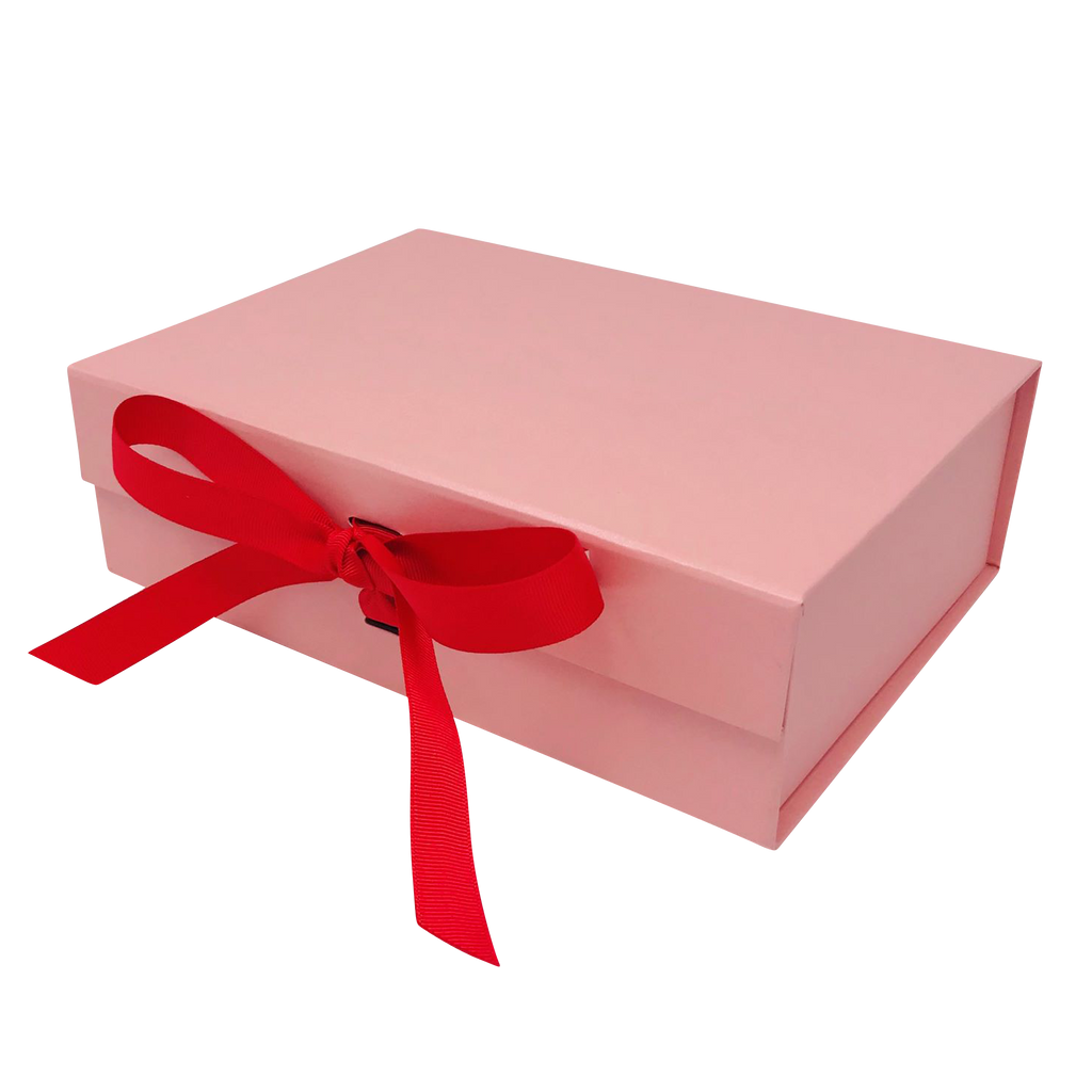 A4 Pink Magnetic Gift Box (Single & Bulk Packs) – Luxury Foldable Hamp