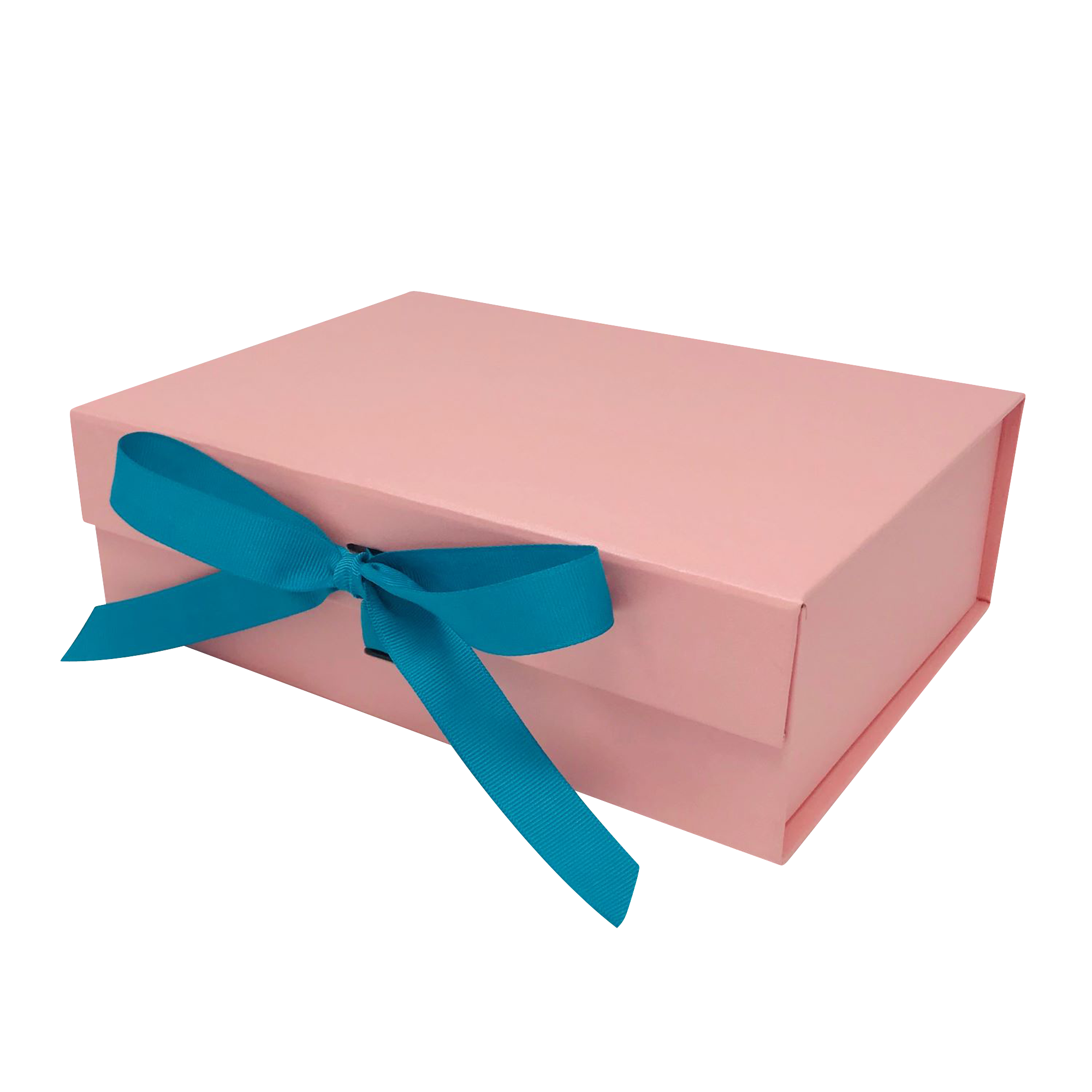 Wholesale A4 Size Pink Folding Magnetic Gift Box with Changeable Ribbon