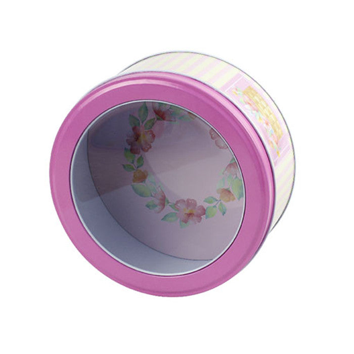 Round Window Lid Storage Tin - Ld Packagingmall