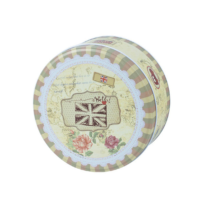 Round Slip Lid Cookie Storage Tin - Ld Packagingmall