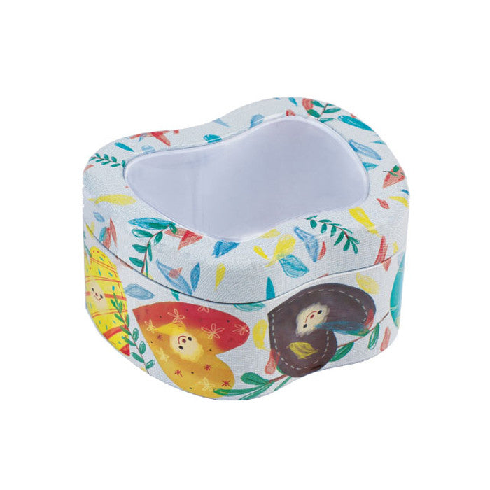 Apple Shaped Slip Lid with Window Storage Tin - Ld Packagingmall