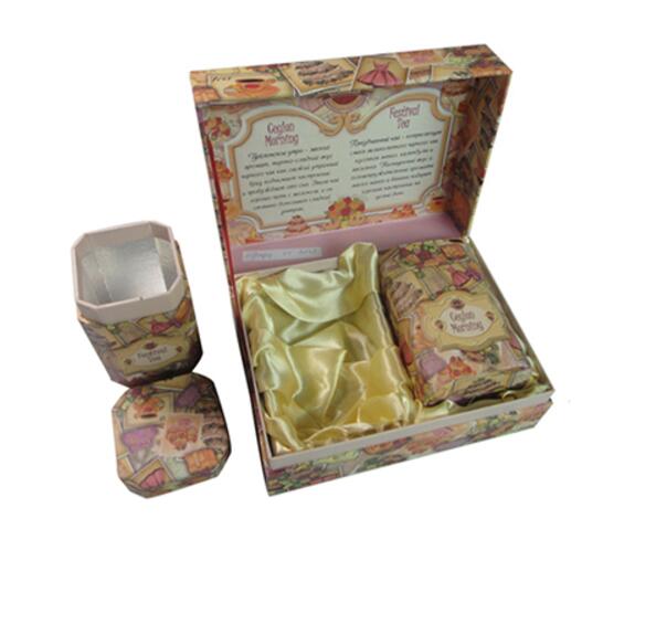 Cardboard Tea Gift Box with Tea Storage Box and Insert - Ld Packagingmall