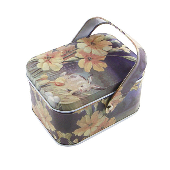 Rectangular Slip Lid Storage Tin with Handle - Ld Packagingmall