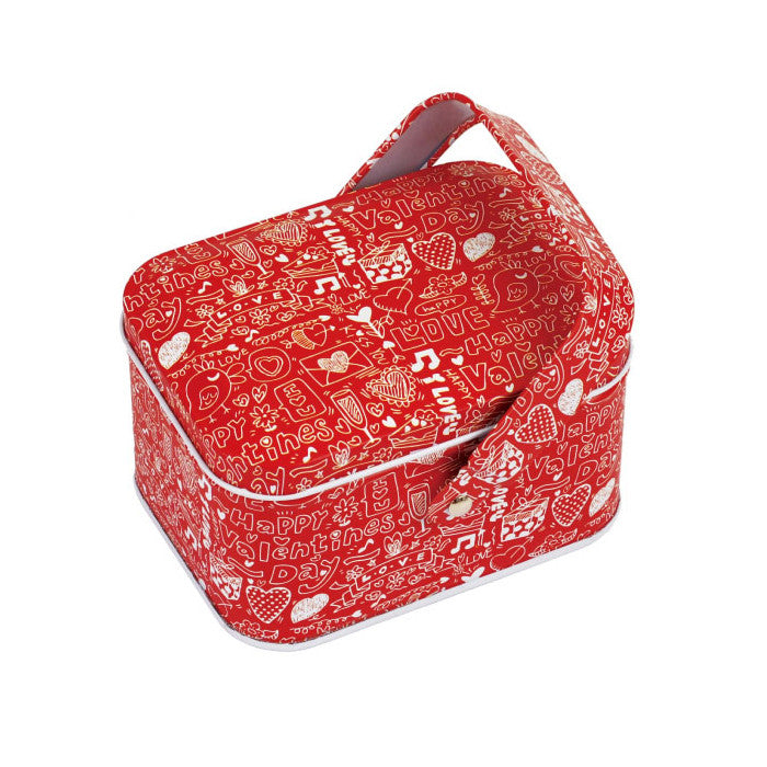 Rectangular Slip Lid Storage Tin with Handle - Ld Packagingmall