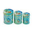 Round Slip Lid Stackable Storage Tin - Set of 3 - Ld Packagingmall
