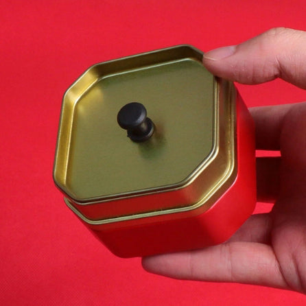 Luxury Hexagonal Mini Tin With Inner Lid/ D70 x H70 (mm)
