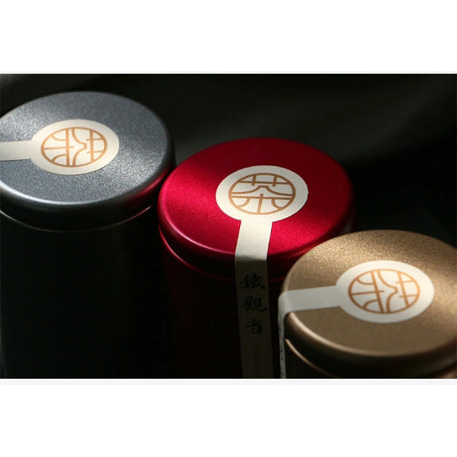 Mini Round Tea Tin With Solid Lid/ D62(mm) x H90(mm)