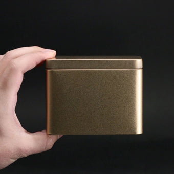Rectangular Storage Tin with Solid Lid/ L105(mm) x W75(mm) x H80(mm)