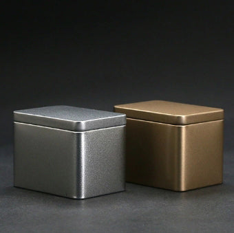 Rectangular Storage Tin with Solid Lid/ L105(mm) x W75(mm) x H80(mm)