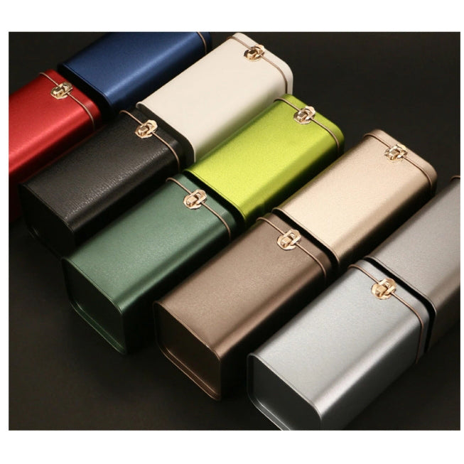 Square Storage Tin With Lock/ L100(mm) x W100(mm) x H190(mm)