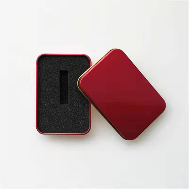 Wholesale Stock Plain & Printed Rectangular Gift Tin Box With Solid Lid/ L88 x W60 x H18(mm)