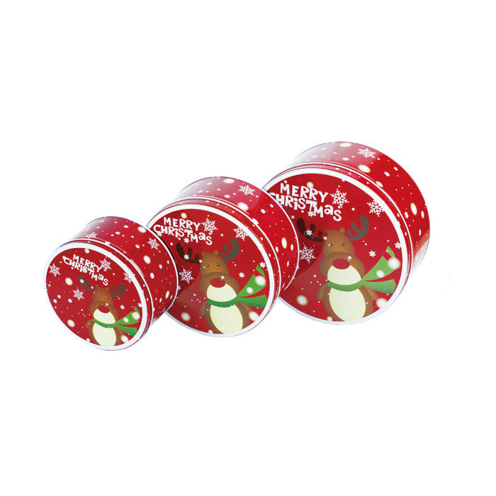 Round Slip Lid Stackable Storage Tin - Set of 3 - Ld Packagingmall
