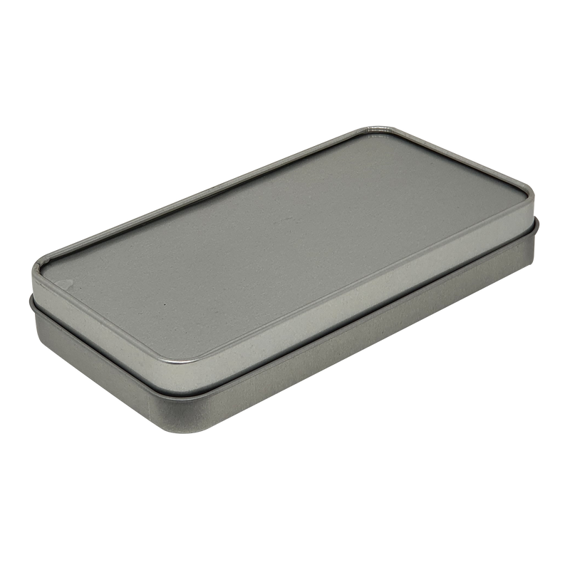 Sliver Gift Tin Box with Solid Lid/ L150 x 80 x H25(mm)