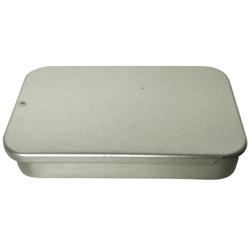 Silver/ White/ Black/ Pink Rectangular Tin Box with Sliding Lid