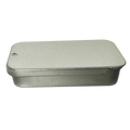 Silver/ White/ Black/ Pink Rectangular Tin Box with Sliding Lid
