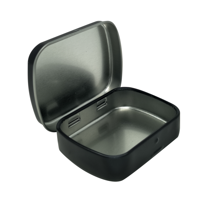 Hinged online metal tins