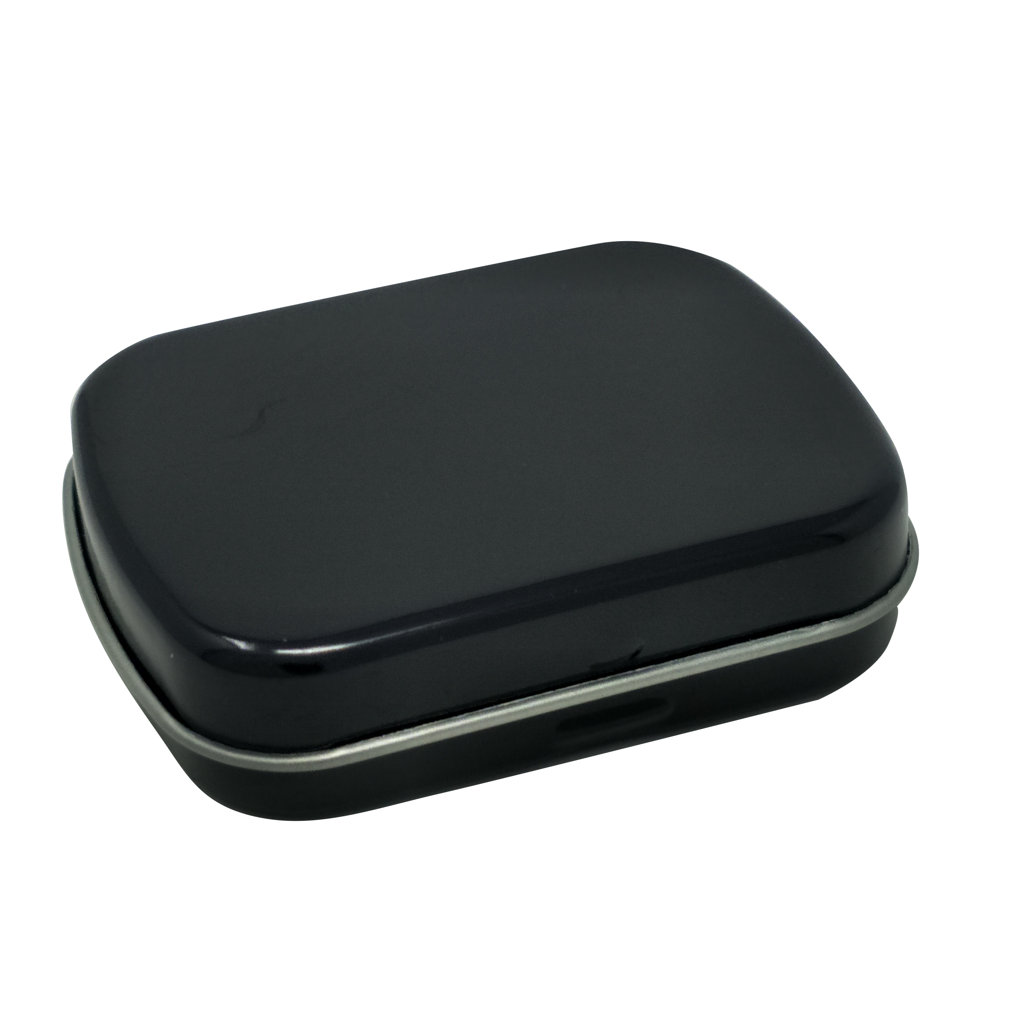 Kleine bedruckte Geschenkdose aus Blech mit Klappdeckel/L60 x B48 x H15(mm) 